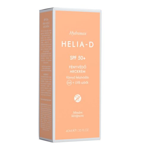 Helia-D hydramax spf50+fényvédő arckrém 40 ml