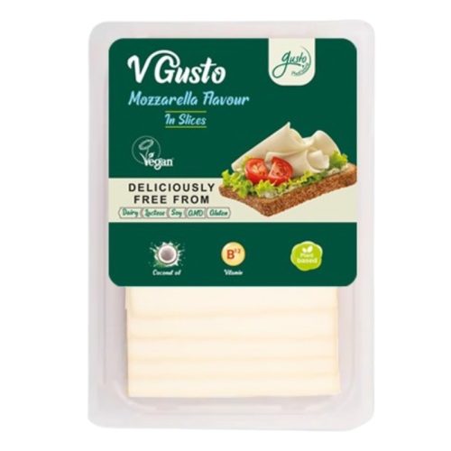 Gusto vegán készítmény szeletelt mozzarella ízű 140 g