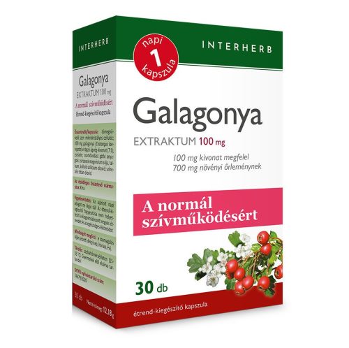 Interherb napi1 galagonya extraktum 30 db