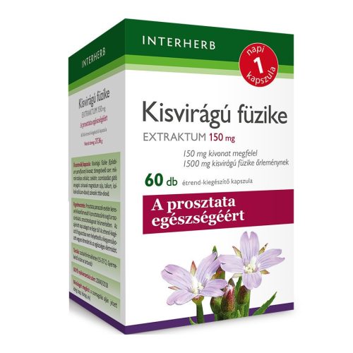 Interherb napi1 kisvirágú füzike extraktum kapszula 60 db