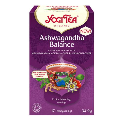 Yogi bio tea ashwagandha egyensúly 17x2g 34 g