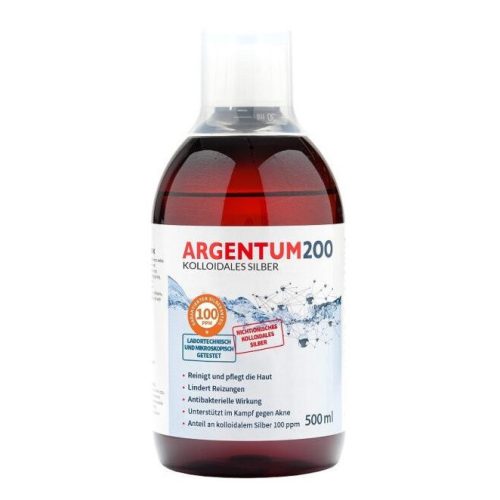 Argentum2000 ezüstkolloid 50ppm 500 ml