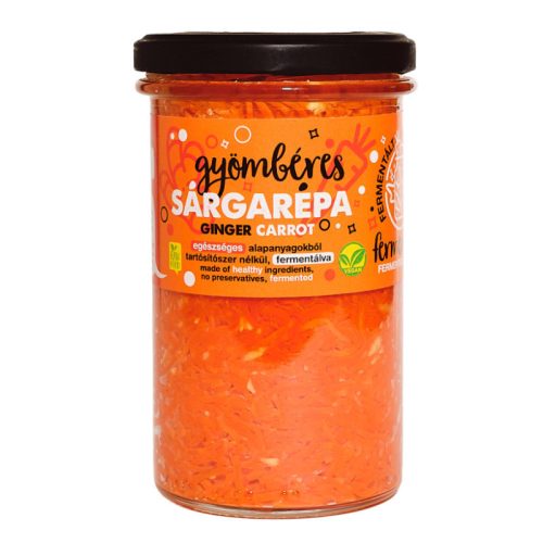 Fermentini fermentált gyömbéres sárgarépa 450 g