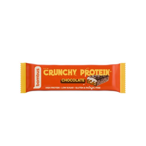 Bombus crunchy proteinszelet tejcsokoládéval és édesítőszerrel 50 g