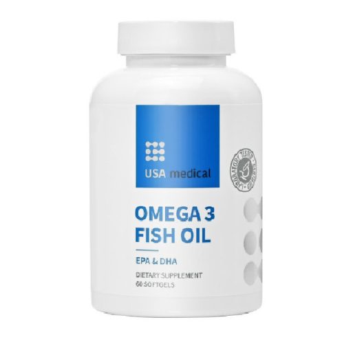 Usa Medical omega 3 fish oil kapszula 60 db