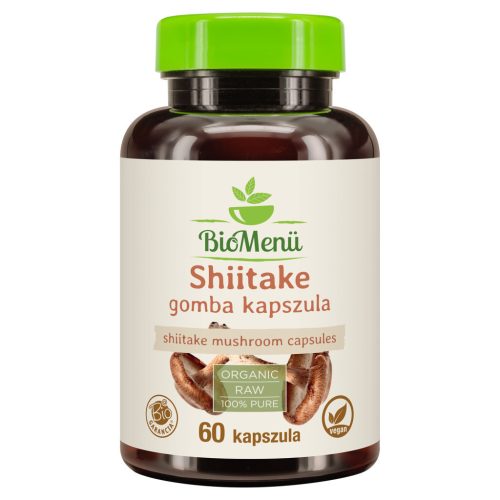 BioMenü bio shiitake gomba kapszula 60 db