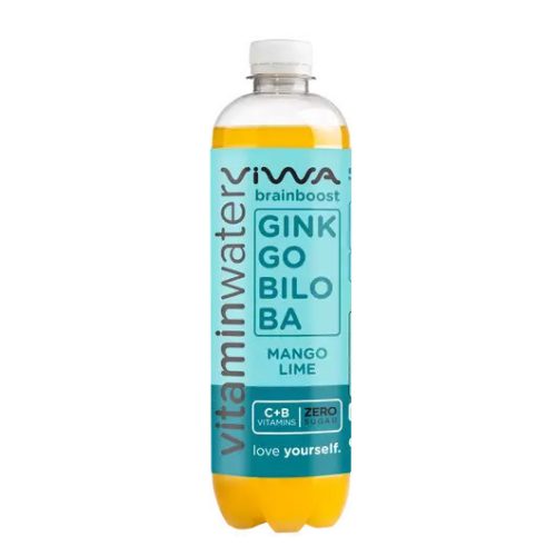 Viwa brainboost ginkgo biloba-zöldtea vitaminvíz 600 ml