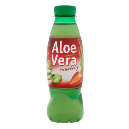 Aloe Vera ital aloe darabokkal eper ízű 500 ml