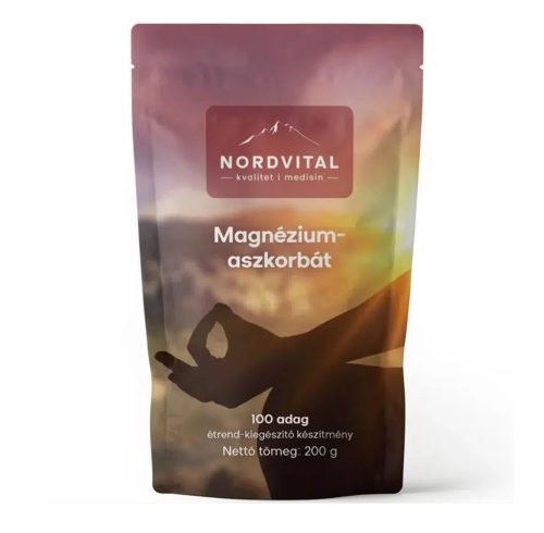 Nordvital magnézium-aszkorbát por 200 g