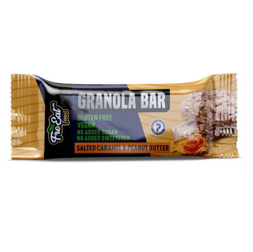 Freeat food granola bar sós-karamell ízű granolás szelet földimogyorókrémmel 50 g