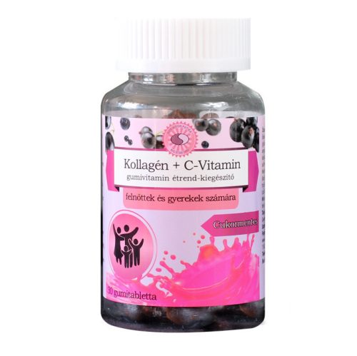 Sun Moon kollagén+c-vitamin étrend-kiegészítő gumivitamin 30 db