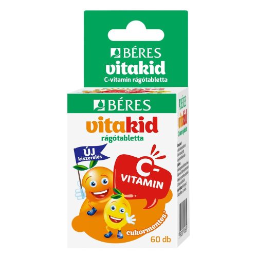 Béres vitakid c-vitamin 50mg rágótabletta 60 db