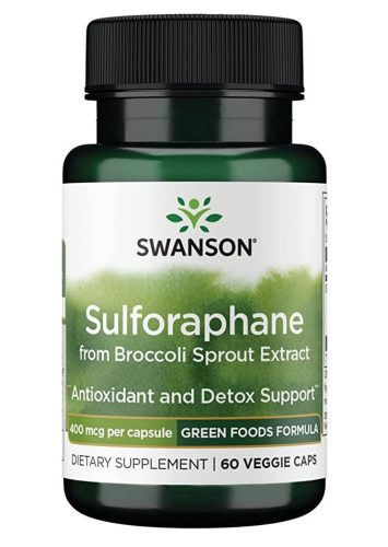 Swanson SULFORAPHANE from Broccoli 400 mcg 60 kapszula