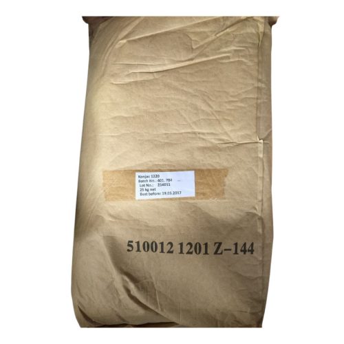 Paleolit Konjac liszt 25kg 120-200 mesh glükomannán tartalom min 90% lédig