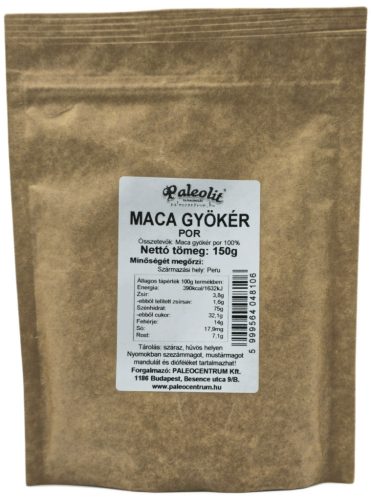 Paleolit Macagyökér por 150g organikus