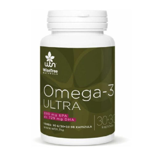 WTN Omega-3 Ultra 30+30 kapszula 880mg EPA + 729mg DHA